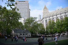 17-5 Columbus Park Where Local Chinese Meet To Practice Tai-chi In Chinatown New York City